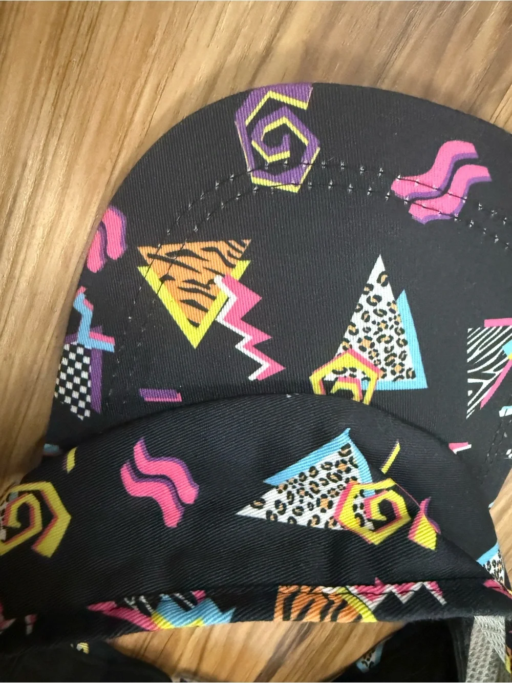 1980’s retro Neon Geometric Visor cap-costume accessory (EUC)